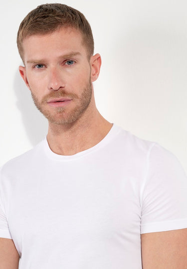 401330 Supreme Cotton Tee-Shirt Crew Neck - 0003 White